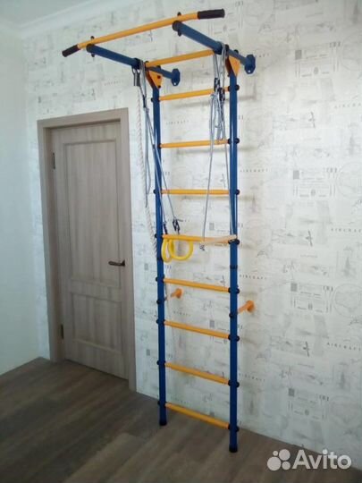 Шведская стенка Юный Атлет С-лайт (синяя)