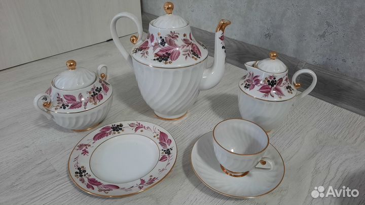 Сервиз кофейный фарфор СССР