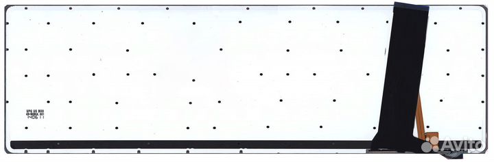 Клавиатура asus N76VJ с красной подсветкой, OEM