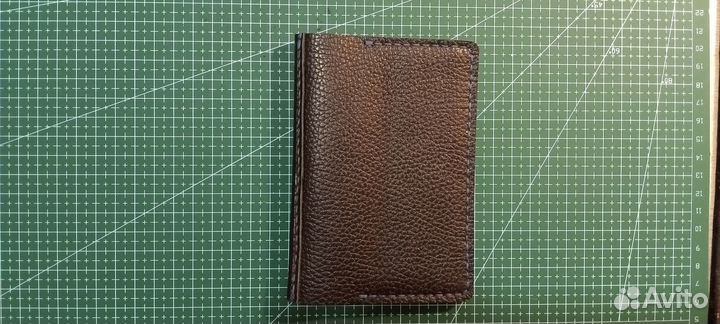 Обложка на паспорт/документы Кожа Ручная работа