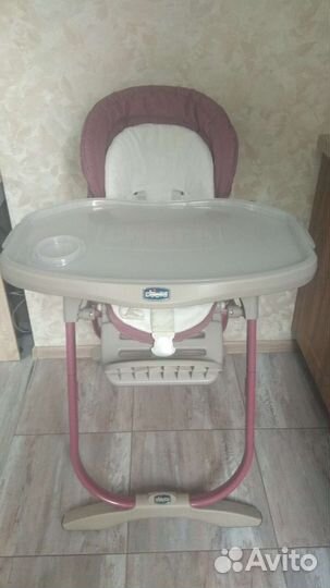 Стульчик для кормления chicco polly magic