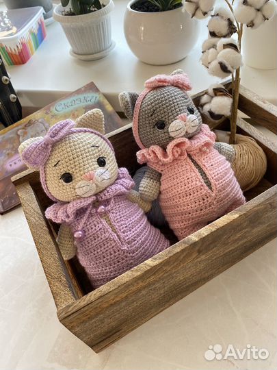 Вязаные игрушки ручной работы
