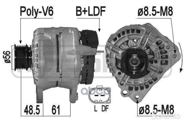 Генератор skoda octavia, VW bora/golf IV 70A