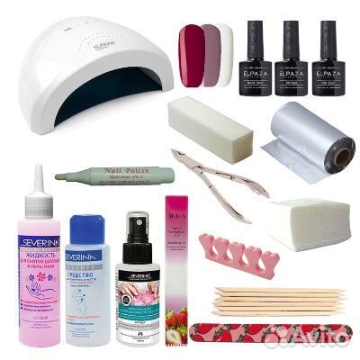 Набор с лампой для маникюра и педикюра