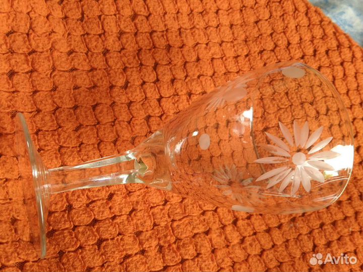 Фужеры хрустальные СССР суздаль