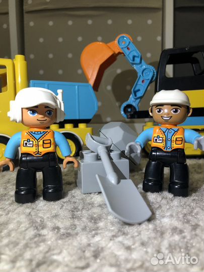 Lego duplo экскаватор