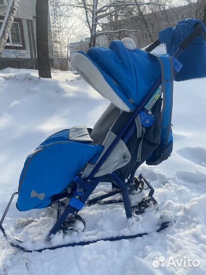 Санки коляска ника детям 7