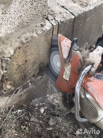 Алмазная резка бетона проемов