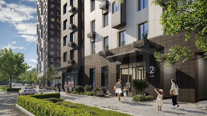 1-к. квартира, 35,4 м², 3/25 эт.