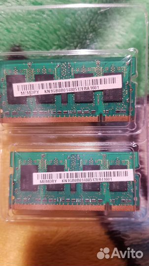 DDR2 для ноутбука (2 по 1Gb) Samsung