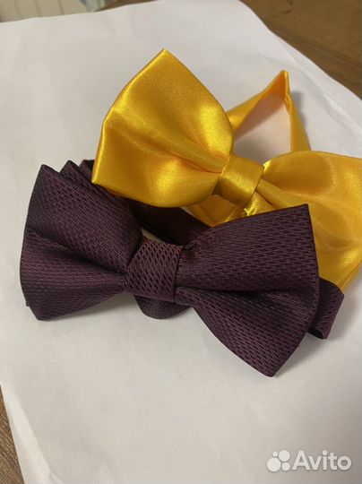 Бабочка мужская бордовая золотая идеал