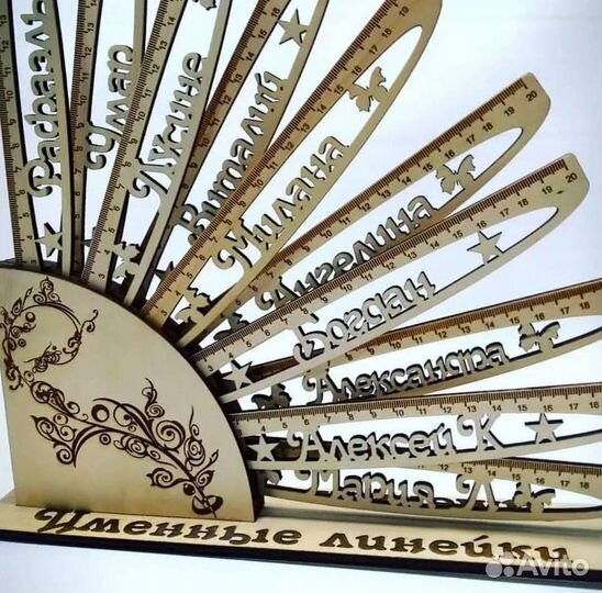 Именные линейки Линейка с именем подарок детям