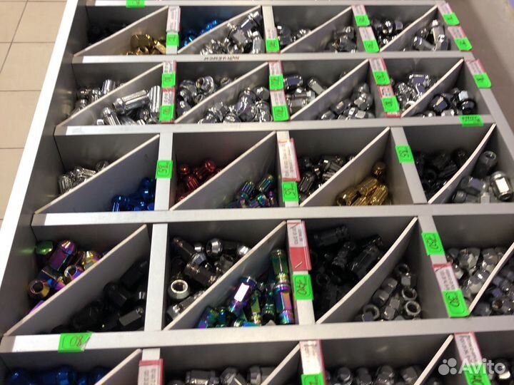 Колёсный крепеж, гайки для дисков