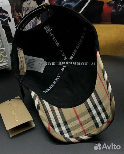 Бейсболка Burberry силиконовый логотип