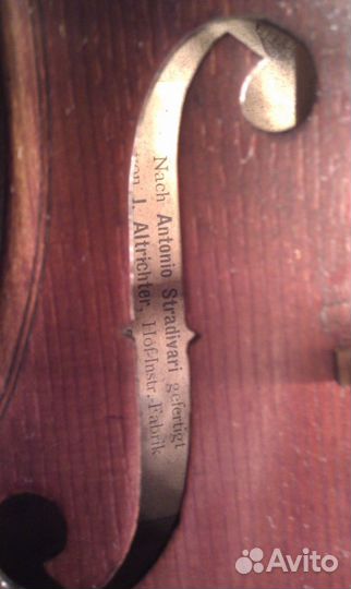 Скрипка 1885г.J. Altrichter Antonio Stradivari