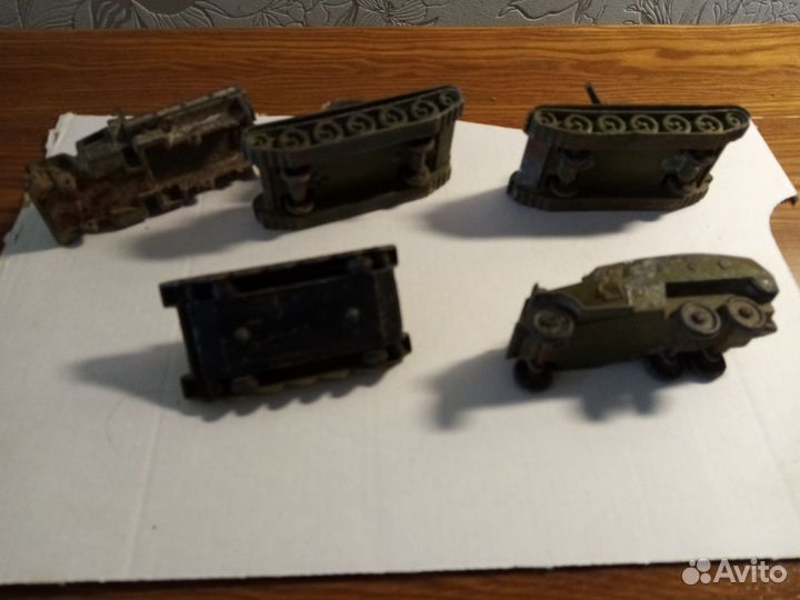 Игрушки СССР. Военная техника. Металл