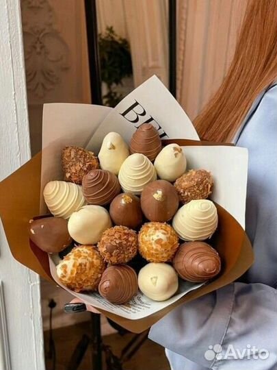 Букет клубника в шоколаде