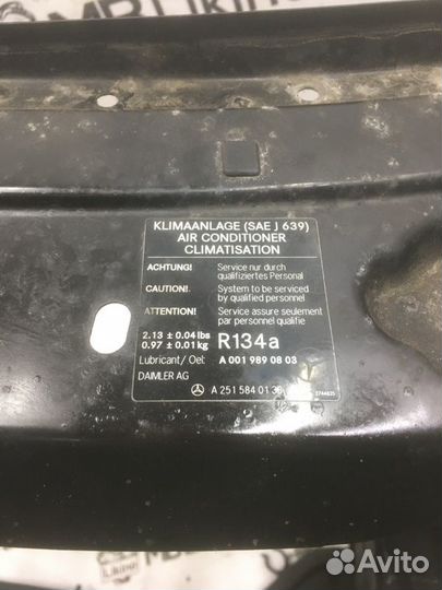 Передняя панель телевизор Mercedes Ml W164