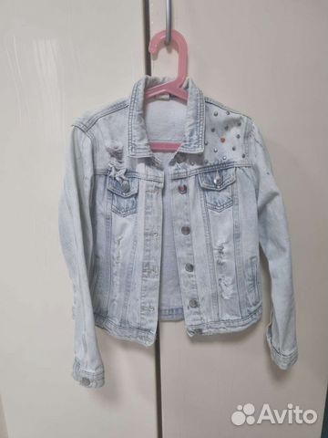 Куртка джинсовая размер 146