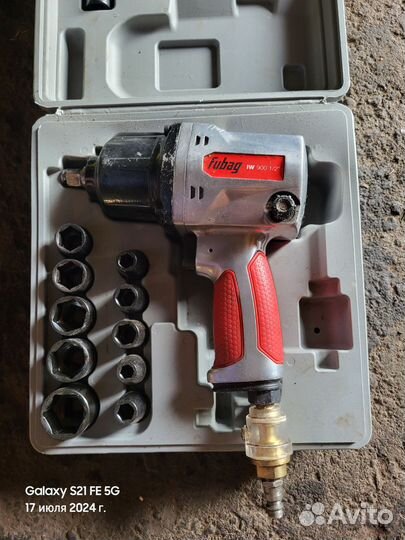 Гайковерт пневматический набор