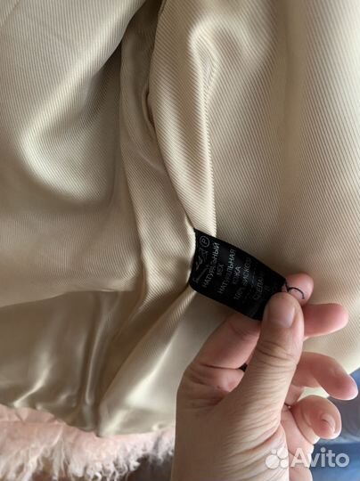 Шуба из натуральной ламы