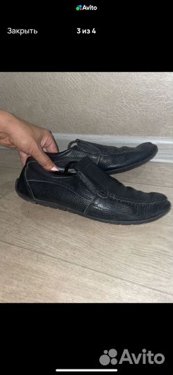 Школьные туфли мокасины 38-39 натур кожа