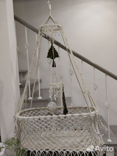 Люлька из гамакового шнура