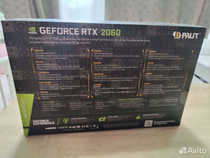 Palit GeForce RTX2060 Dual 12gb