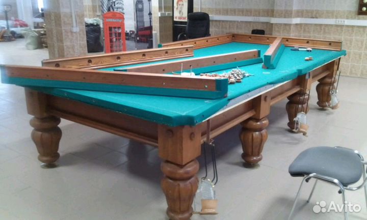 Ремонт и перетяжка бильярдных столов