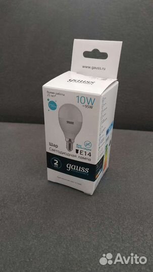 Лампа светодиодная Gauss E14 10W