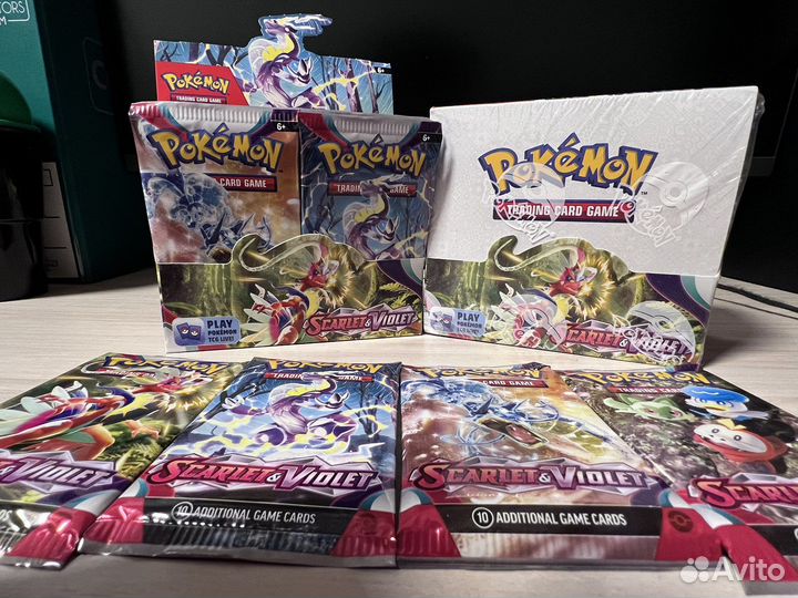 Бустеры Pokemon TCG Scarlet & Violet
