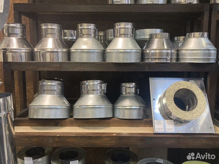 Старт сендвич дымоход 115-200 нерж.-оц. 0.5.08мм