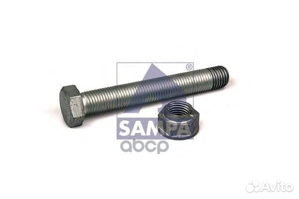 Болт рессоры с гайкой M30x200 SAF 075.540 sampa