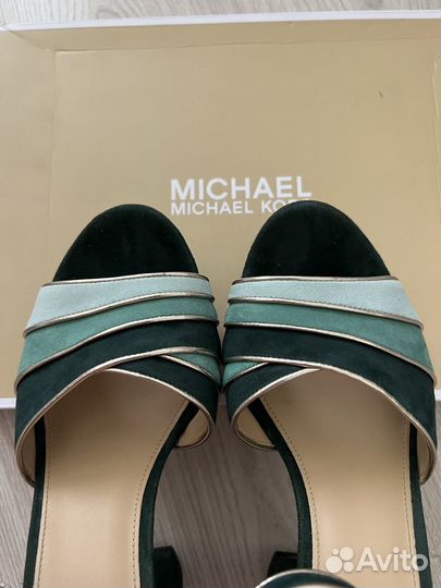 Босоножки michael kors зеленые, женские