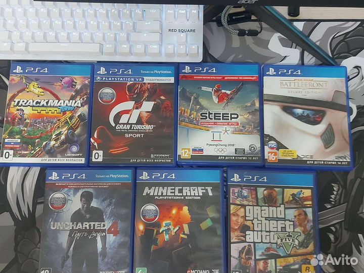 Диски на ps4