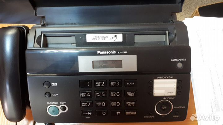 Телефон факс Panasonic