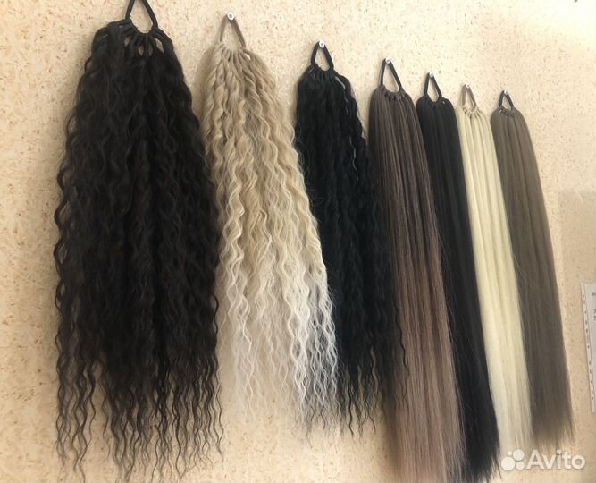 Хвост, волосы на резинке