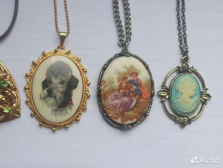 Кулон подвеска СССР чсср винтаж брошь