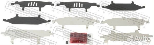 Комплект монтажный для дисковых колодок toyota