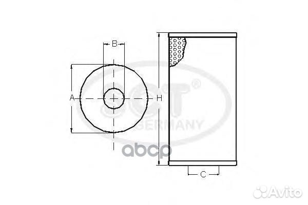 Масляный фильтр SH425P MB sprinter. E W210. W21