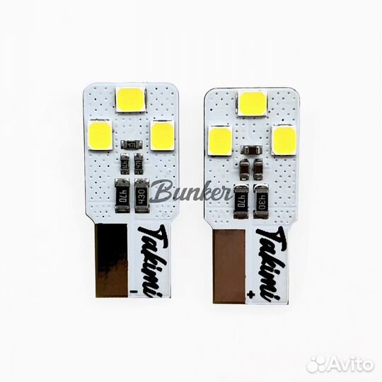 LED лампа TaKiMi atom T10 (W5W) 5700K,12V