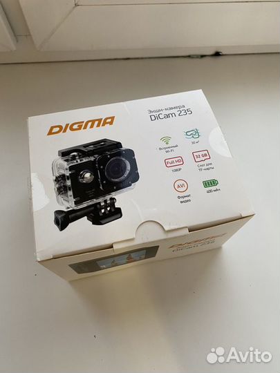 Экшен камера digma 235 wifi
