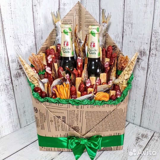 Мужской съедобный букет