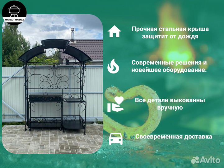 Мангл с крышей от производителя