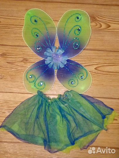 Юбочка и крылышки на 1-2 года