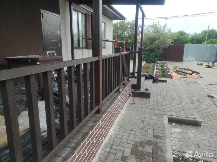 Террасная доска и ограждения из дпк, заборы