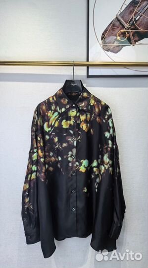 Рубашка шелковая Dries Van Noten