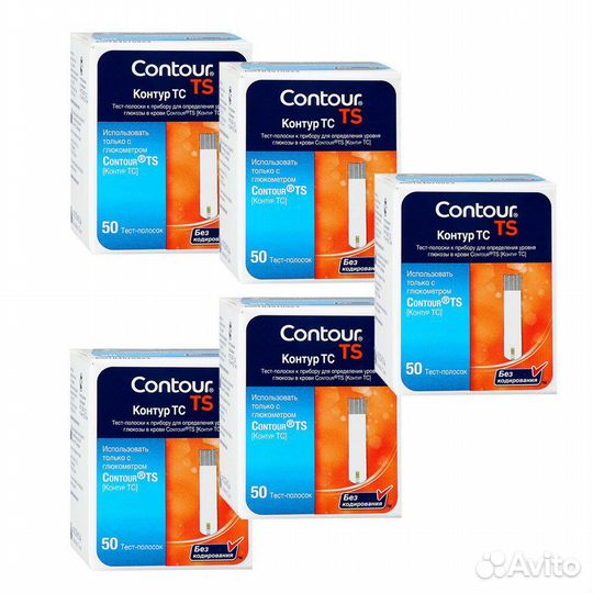 Тест полоски контур тс 50