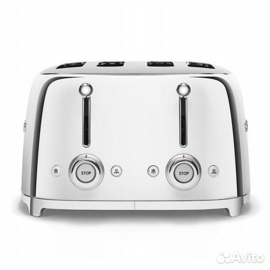 Тостер Smeg TSF03sseu, хром