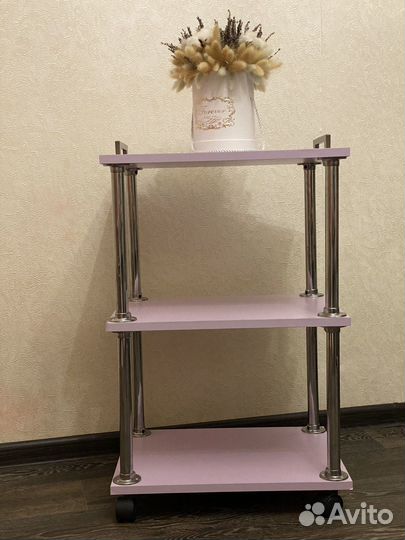 Тележка этажерка мастера косметологическая